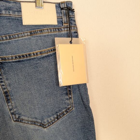 NWT GRLFRND Piper Super High Rise Stretch Slim Cropped Jeans Size 31 - Picture 10 of 10